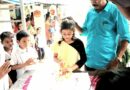 বিদ্যালয়েই জন্মদিন পালিত হল চতুর্থ শ্রেণীর ছাত্রী স্নেহার