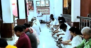 কলকাতার শ্রীশ্রীনগেন্দ্র মঠে মহালয়ায় ঐতিহ্যবাহী গণ-তর্পণ